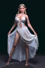 Elara Enchanting 4-in-1 Blonde Elf Sex Doll 165cm/D cup Silicone Head - immagine 6